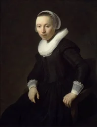 Porträt einer sitzenden Frau